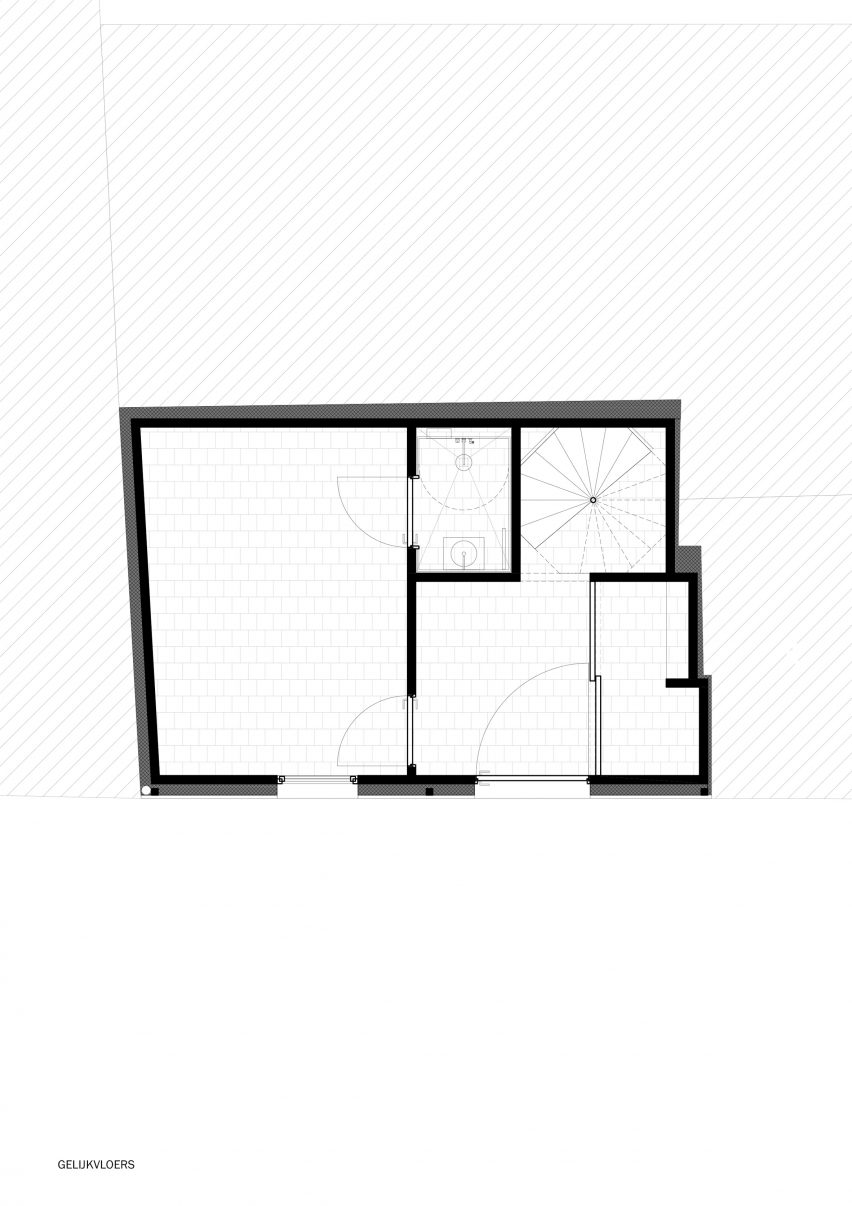 Delmulle Delmulle Architecten Glass Brick House plans