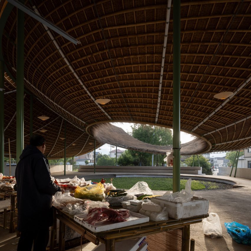 Tabian Bamboo Market, Qingshan Village by Continuation Studio