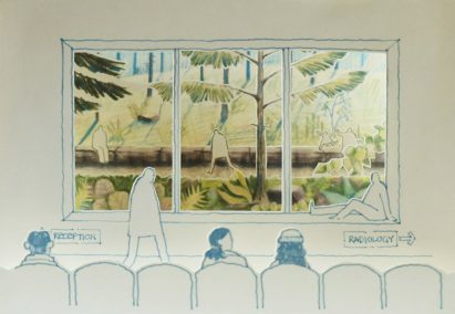 Illustration of a healthcare facility
