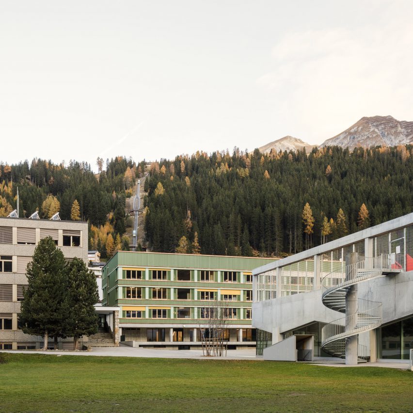 Transformation of School Davos by Cura Architekten