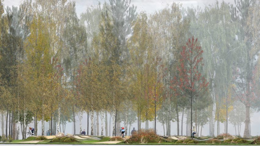 Illustration of trees