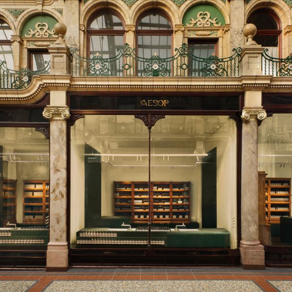 Aesop store in Victorian arcade