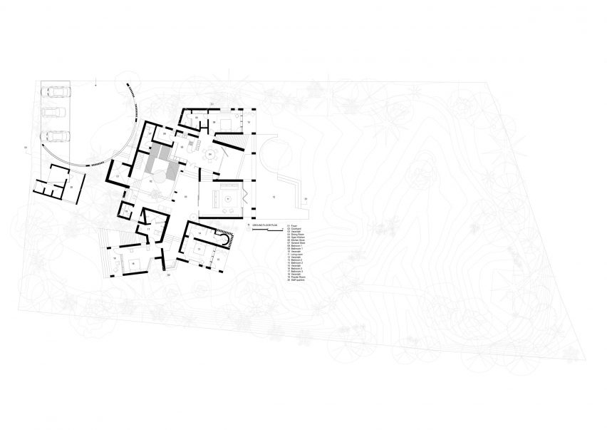 Alloa Hills weekend house by Studio Sangath