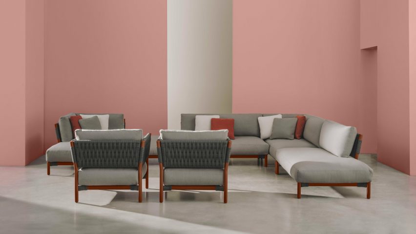 Brezal outdoor furniture collection by Patricia Urquiola for Andreu World
