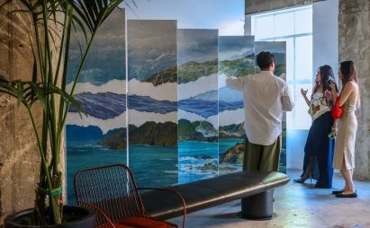 Autex Is installation at Autex Acoustic's exhibition during LA Design Festival
