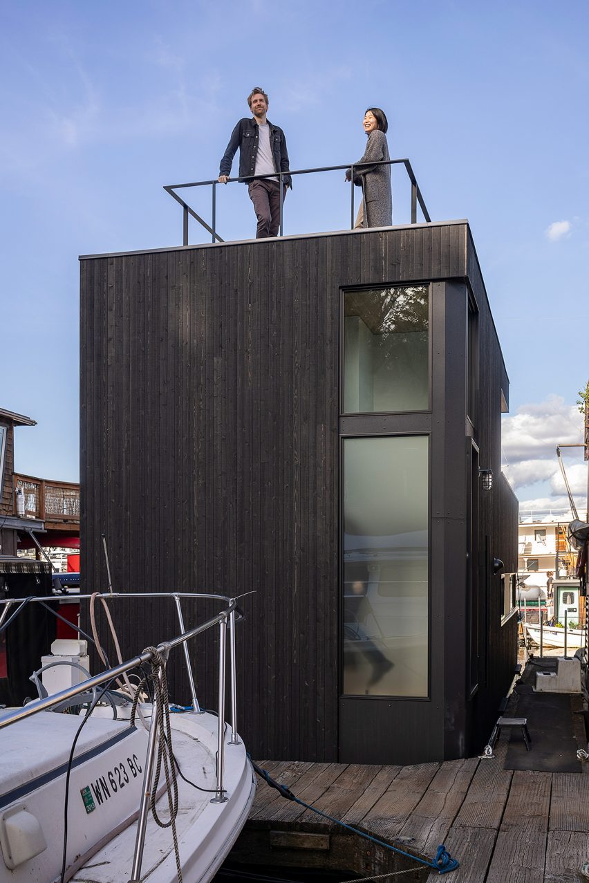 Blatto Boat with black cladding