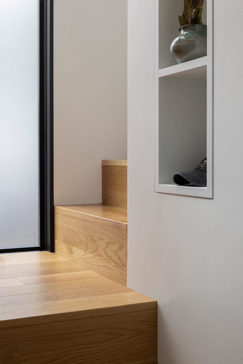 Wooden staircase