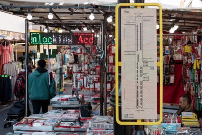 Chapel Market wayfinding and signage by BOB Design