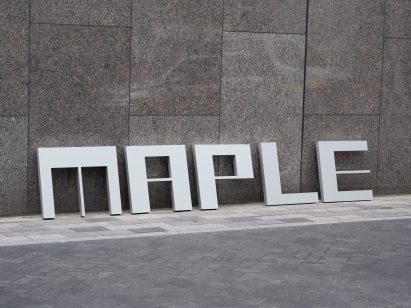 Maple House wayfinding and signage by BOB Design