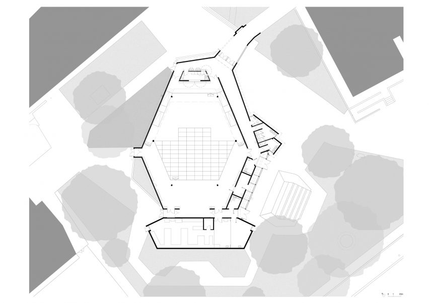 Plan of Acland Burghley School renovation