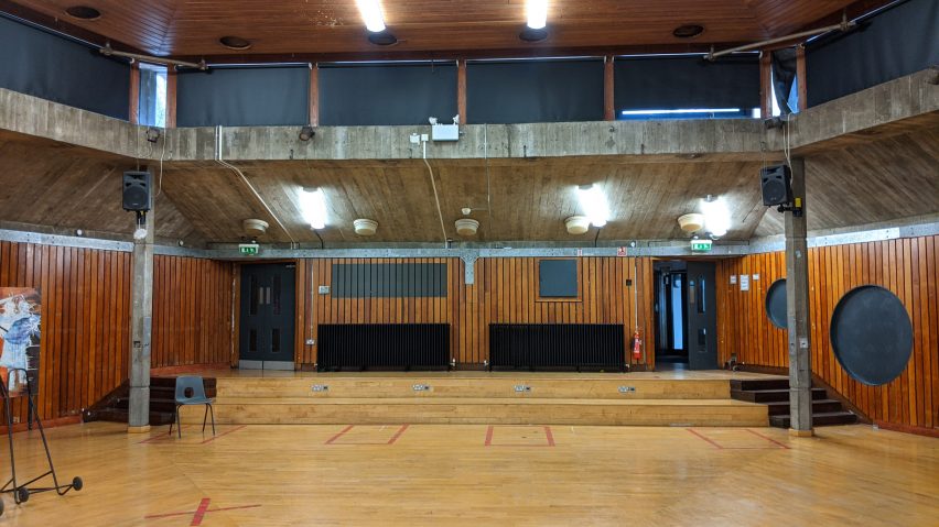 Interior view of Acland Burghley School