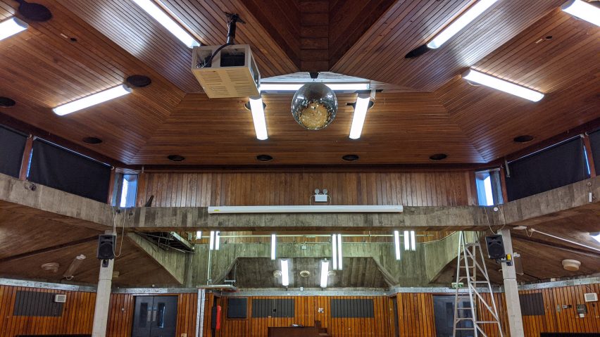 Interior view of Acland Burghley School