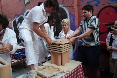 Concrete pour party in toronto