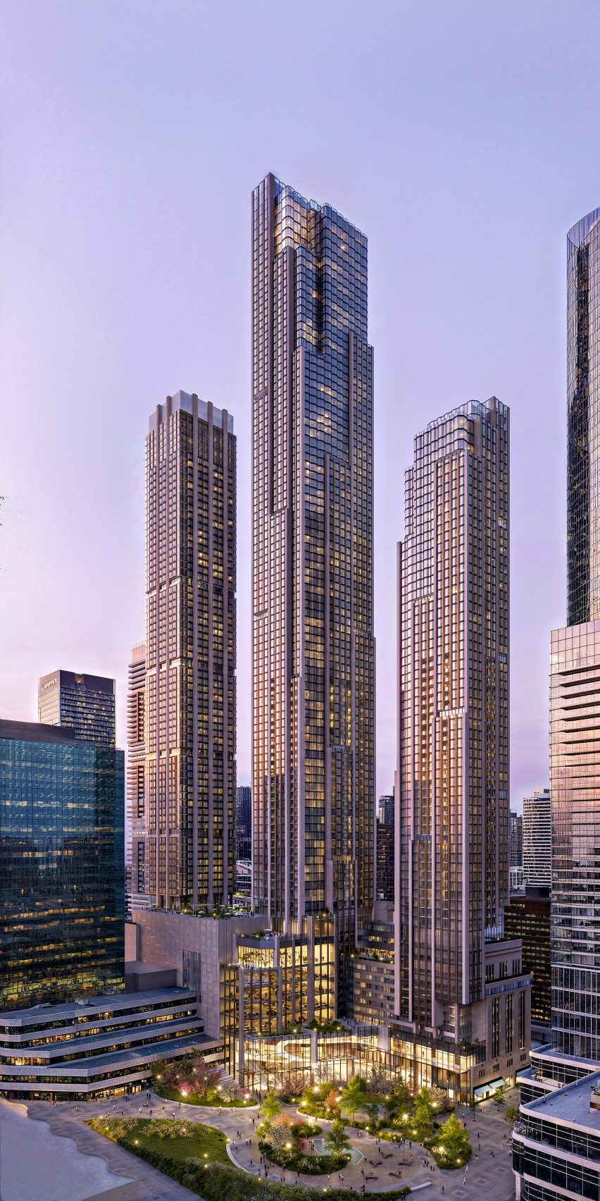 College Park restoration and skyscrapers