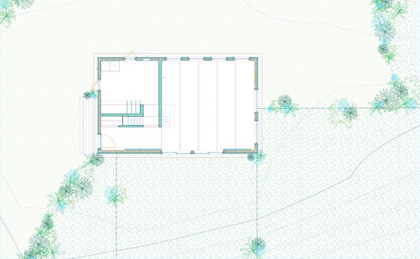 Second floor plan