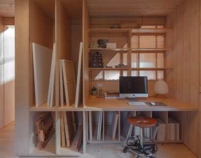 Studio space within the barn