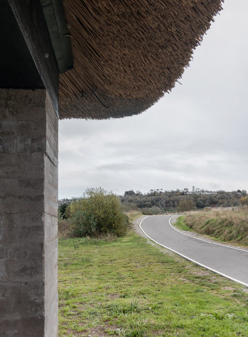 Dem Talamh rammed-earth shelter by Fuinneamh Workshop Architects