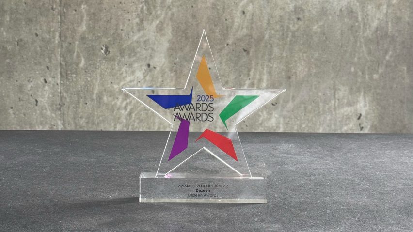 Dezeen Awards Awards Awards trophy