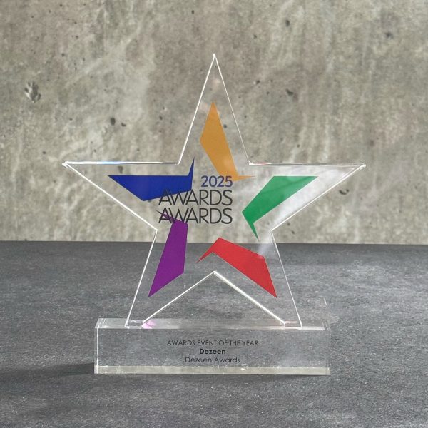 Dezeen Awards Awards Awards trophy