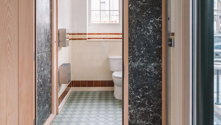Bruce Grove public toilets renovation by DK-CM