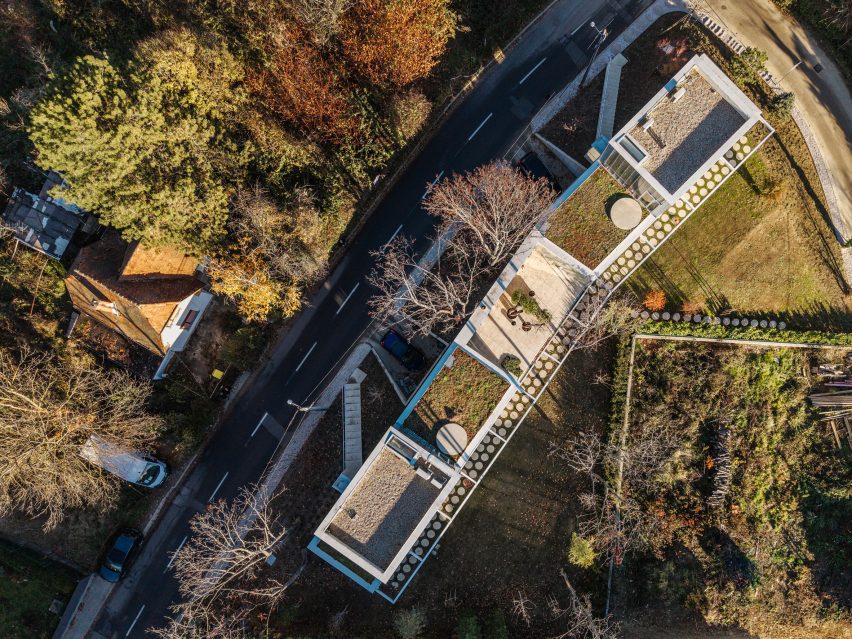 Double Villa Bukovac house in Zagreb by Njiric+ Arhitekti