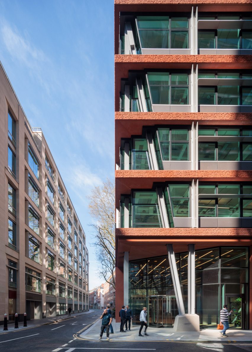 Edenica office building in London by Fletcher Priest Architects