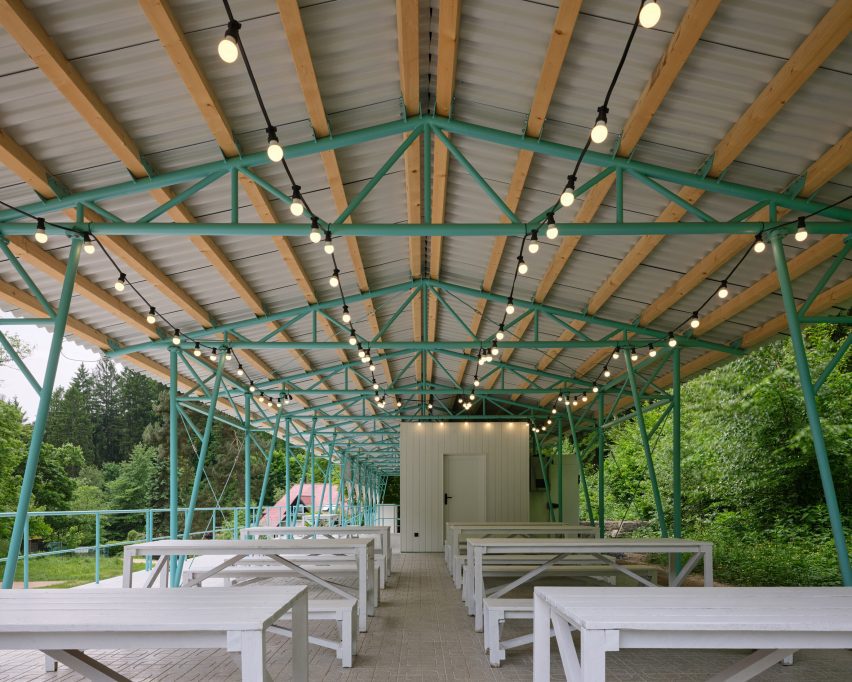 Forest Pool in the Czech Republic by Mjolk Architekti and Marie Vondrakova