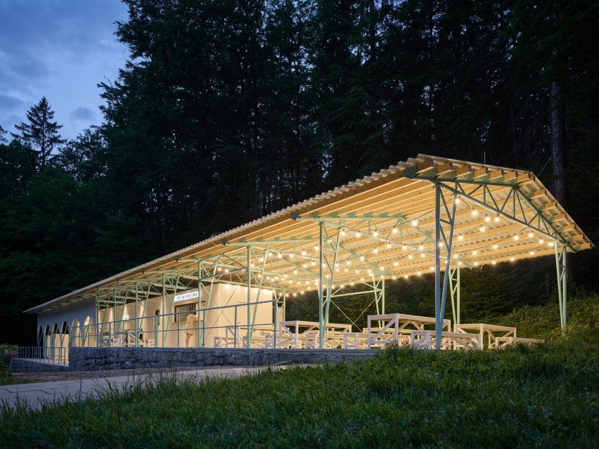 Forest Pool in the Czech Republic by Mjolk Architekti and Marie Vondrakova