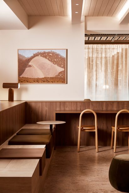 Foyer in Forum co-working at Sixty-five Dover in Cremorne, Melbourne, by Foolscap Studio