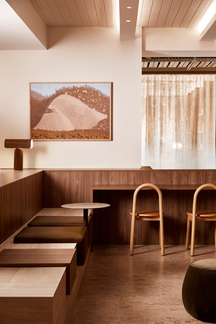 Foyer in Forum co-working at Sixty-five Dover in Cremorne, Melbourne, by Foolscap Studio