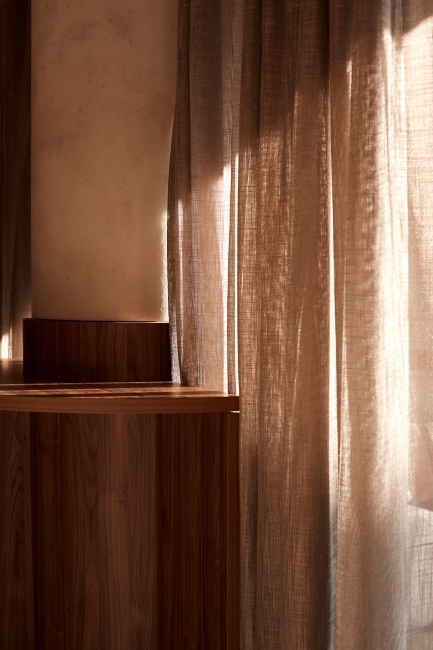 Curtain in Forum co-working at Sixty-five Dover in Cremorne, Melbourne, by Foolscap Studio