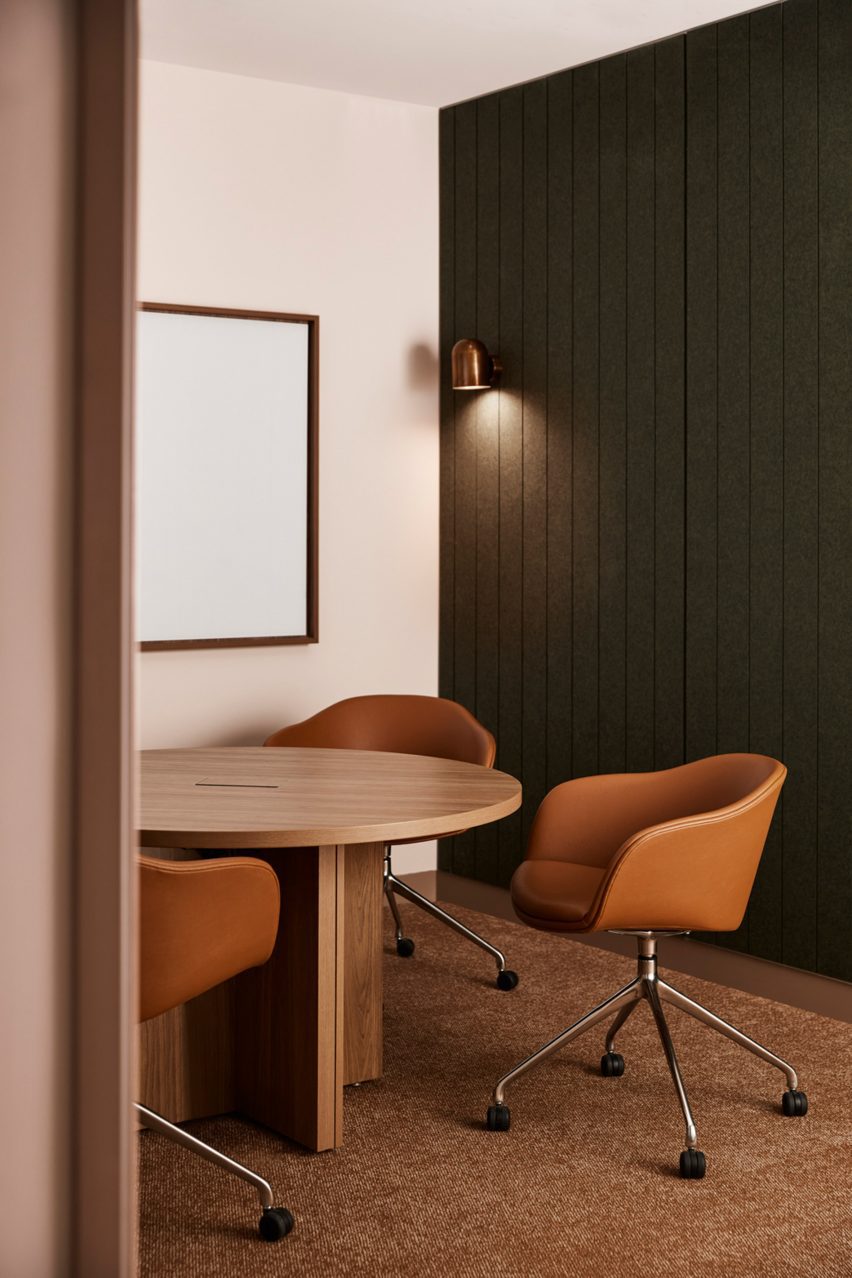 Meeting space in Forum co-working at Sixty-five Dover in Cremorne, Melbourne, by Foolscap Studio