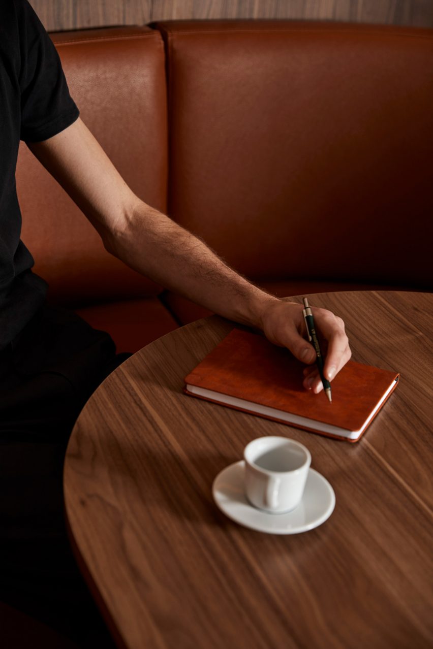 Table in Forum co-working at Sixty-five Dover in Cremorne, Melbourne, by Foolscap Studio