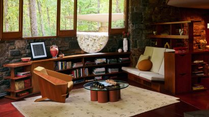 Ready To Hang at Frank Lloyd Wright's Toyhill House