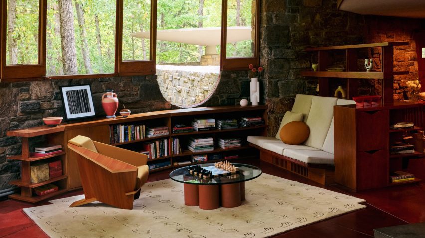 Ready To Hang at Frank Lloyd Wright's Toyhill House