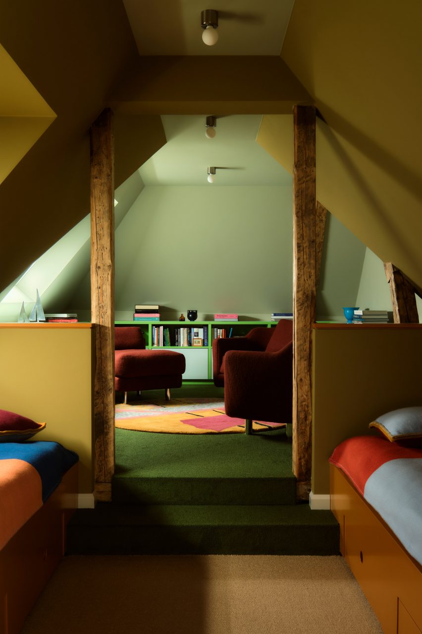 Attic room in German house
