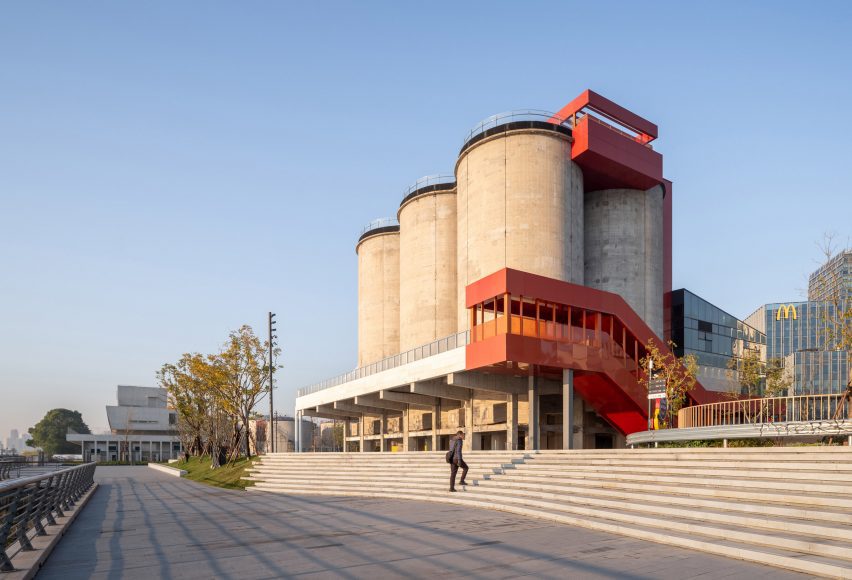 Silo transformation at Gate M West Bund Dream Center by MVRDV