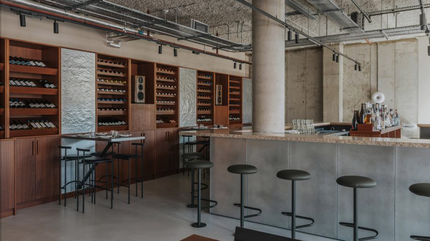 Overview of Canal restaurant interior in London by A-nrd
