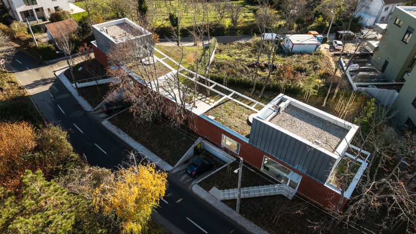 Double Villa Bukovac house in Zagreb by Njiric+ Arhitekti