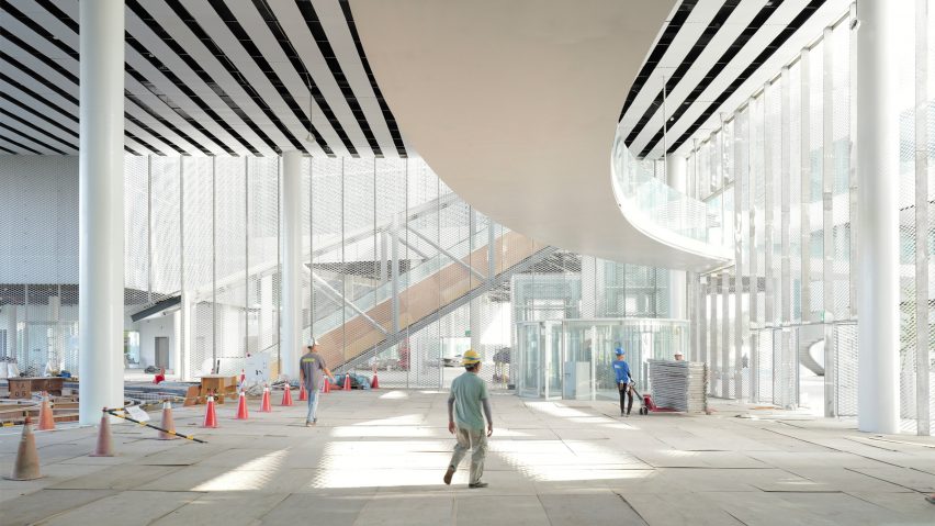 Taichung Art Museum by SANAA under construction