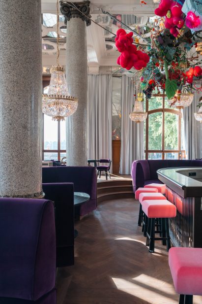 Former ballrom space within Les Trois Rois updated by Herzog & de Meuron