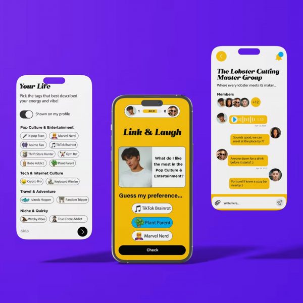 designs for a dating app