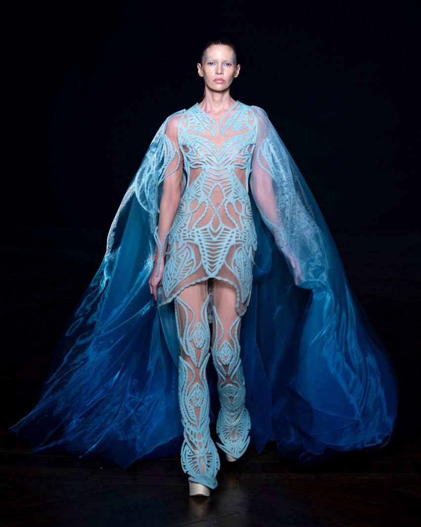 Dress made from algae