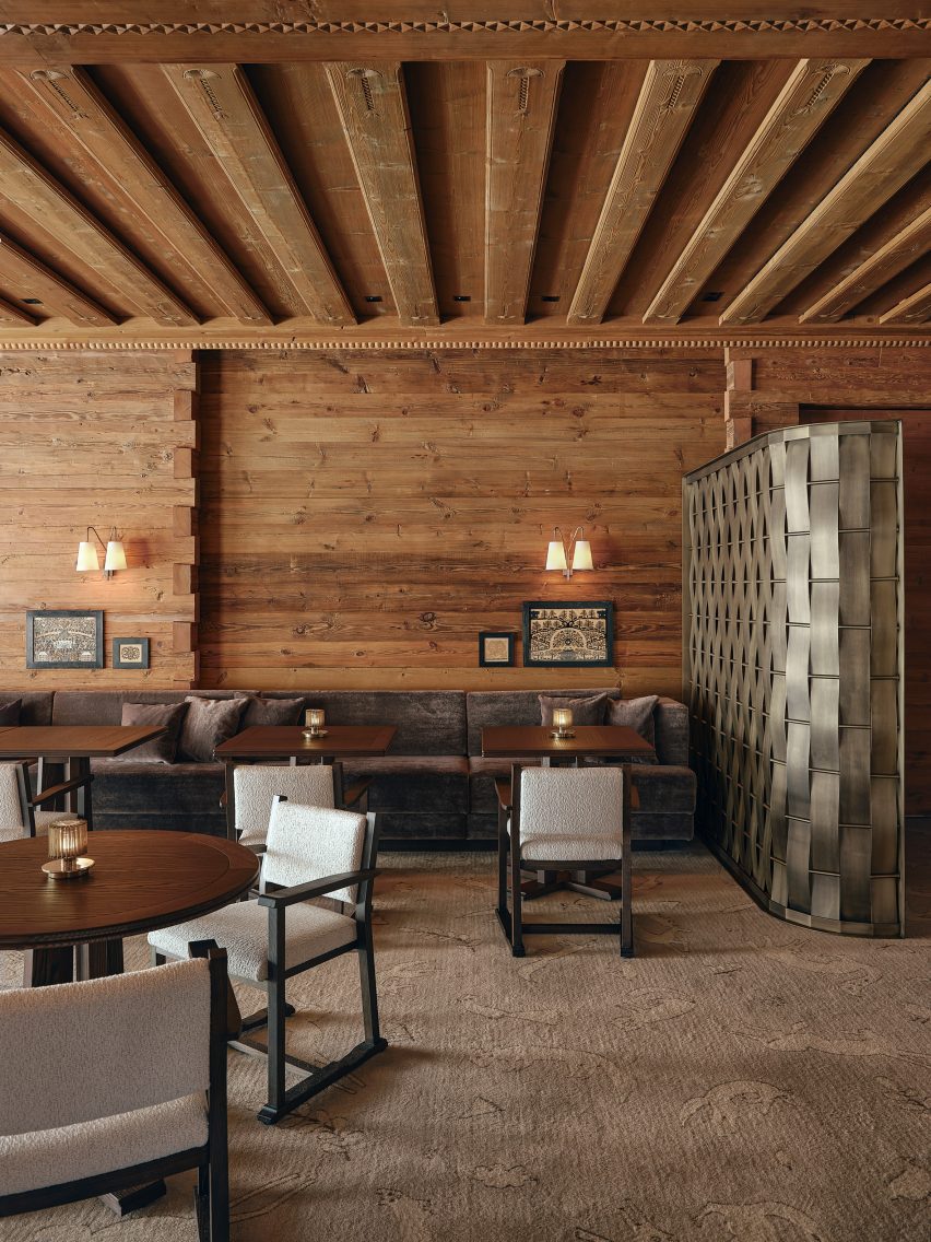 Woven bronze panels