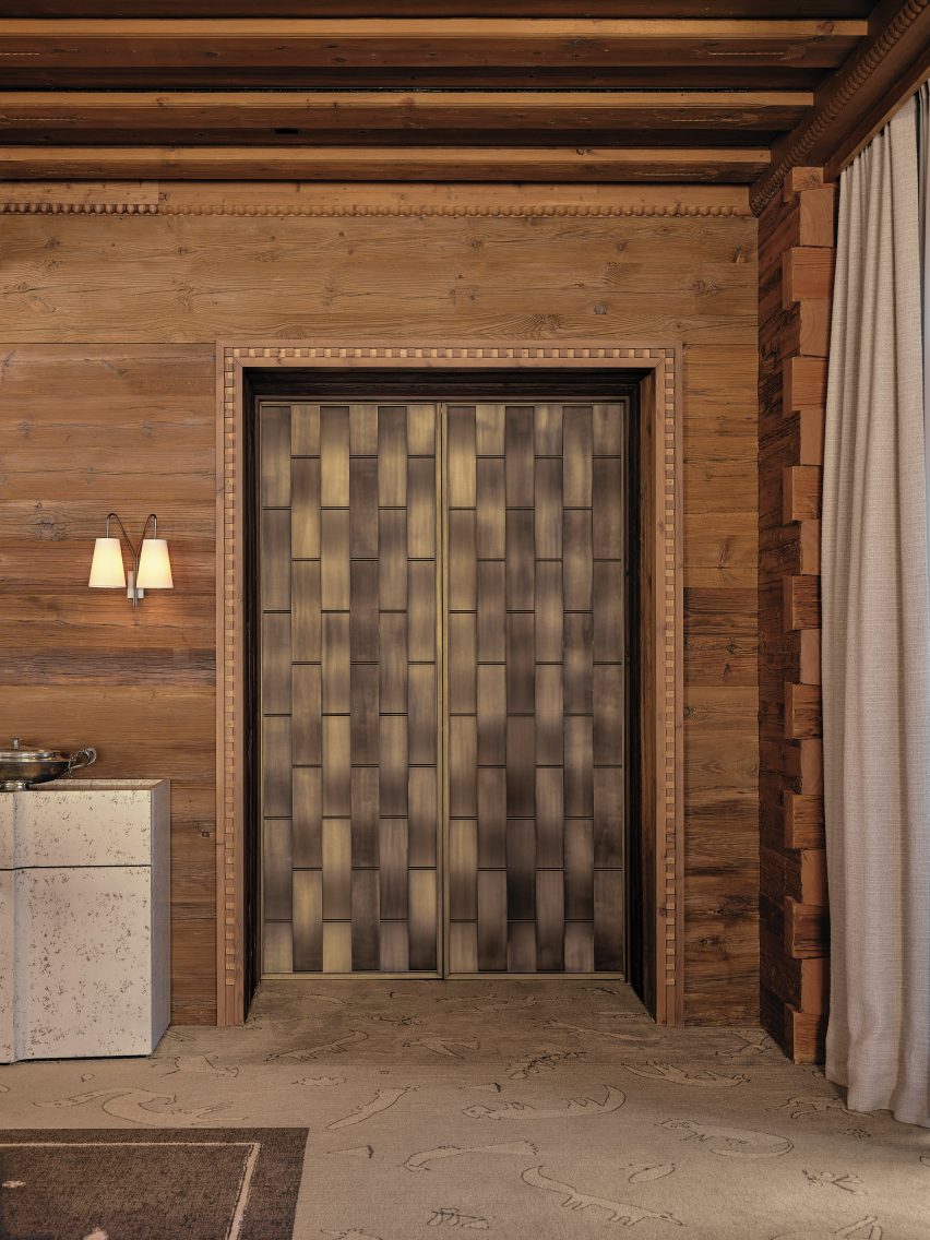 Woven bronze panels