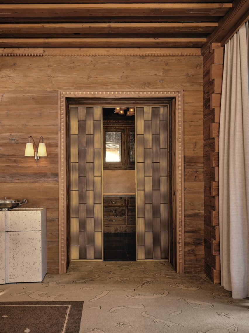 Woven bronze panels