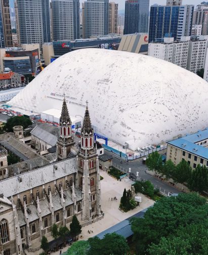 Inflatable dome in Jinan