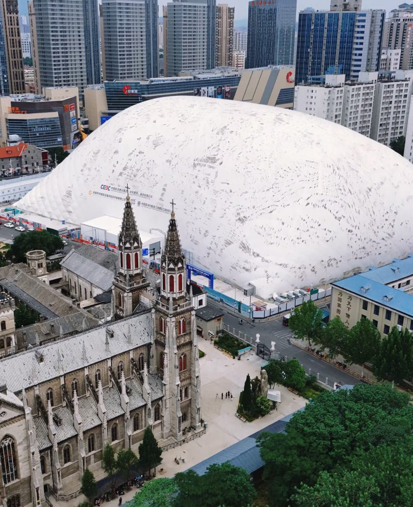 Inflatable dome in Jinan