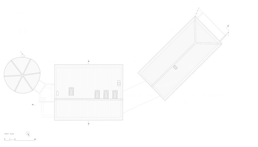 Plan of AIP House Azóia by Joāo Tiago Aguiar Arquitectos