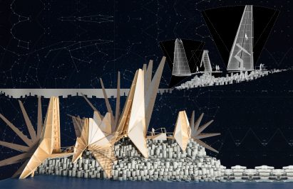 a photograph of an architectural model